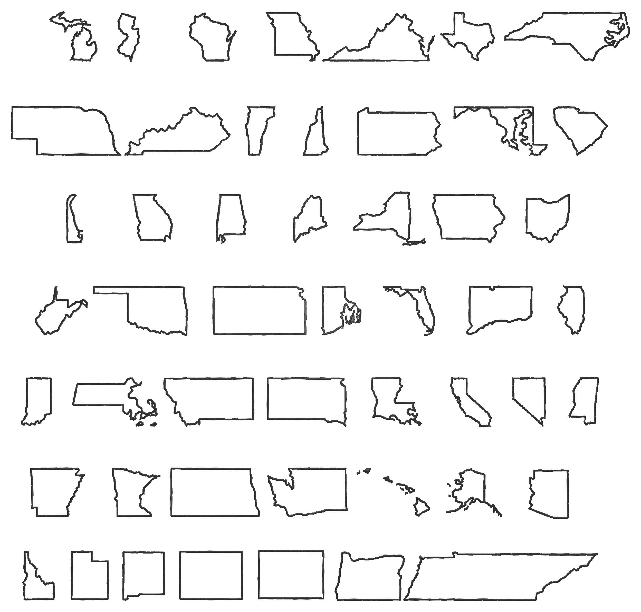 Easy Free Printable State Outlines PDF Maps Printables For Everyone Easy Free Printable State Outlines PDF Maps Printables For Everyone